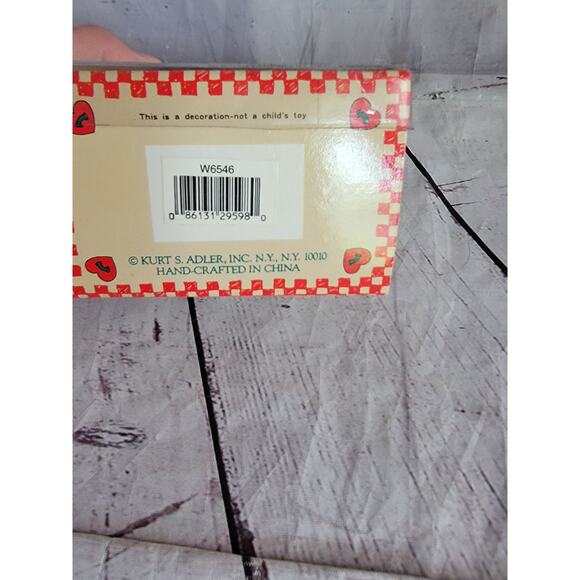 Holly Bearies Christmas Ornament Kurt S Adler Caroling Singing Teddy Bears W Box - Picture 9 of 9